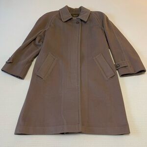 Vintage London Fog ‘Tempo Europa’ camel colored 100% wool coat